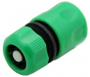1/2" Plastic Hose Connector with Water Stop